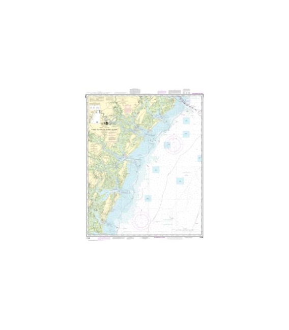NOAA Chart 11509 Tybee Island to Doboy Sound