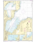 NOAA Chart 14863 Saginaw Bay - Port Austin Harbor - Caseville Harbor - Entrance to Au Sable River - Sebewaing Harbor - Tawas Har