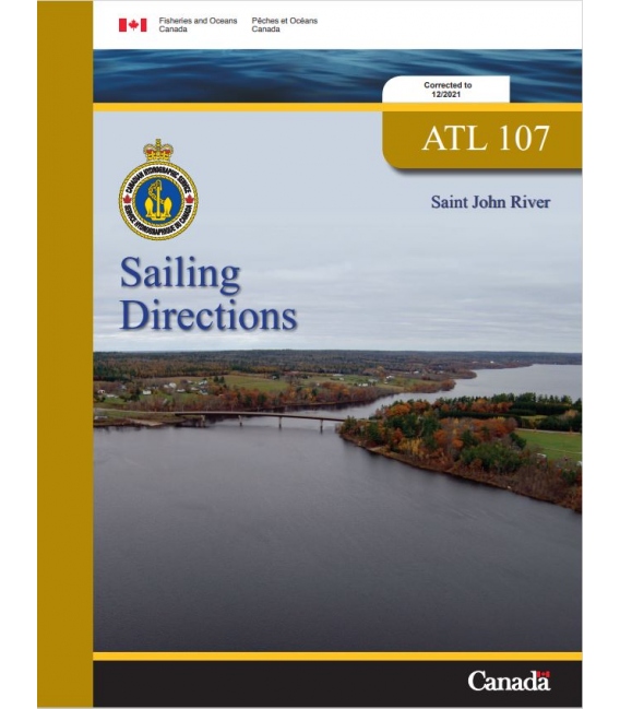 Canadian Sailing Directions Saint John River, 2021