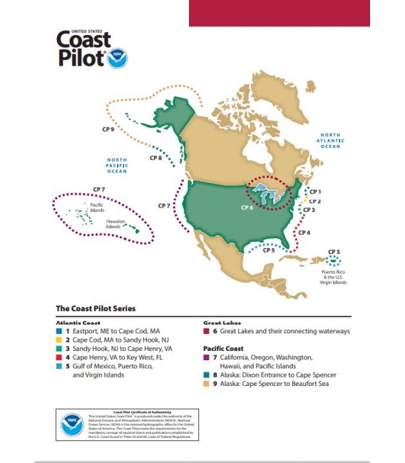 U.S. Coast Pilot 6: 56th Edition, 2026 - Great Lakes and St. Lawrence River