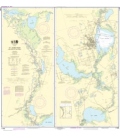 NOAA Chart 11498 St. Johns River Lake Dexter to Lake Harney