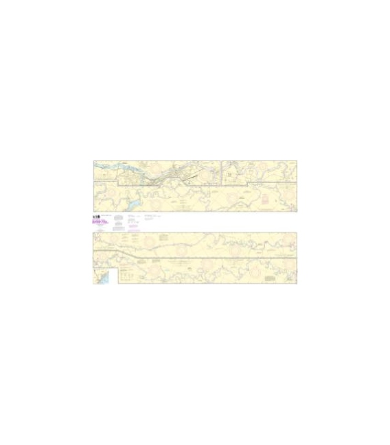 NOAA Chart 11515 Savannah River Brier Creek to Augusta