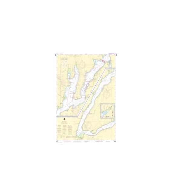 NOAA Chart 18476 Puget Sound-Hood Canal and Dabob Bay