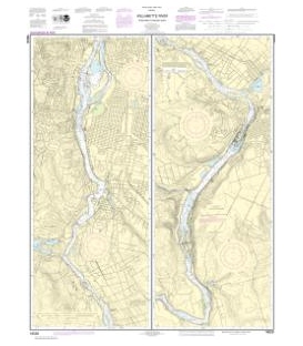 NOAA Chart 18528 Willamette River Portland to Walnut Eddy