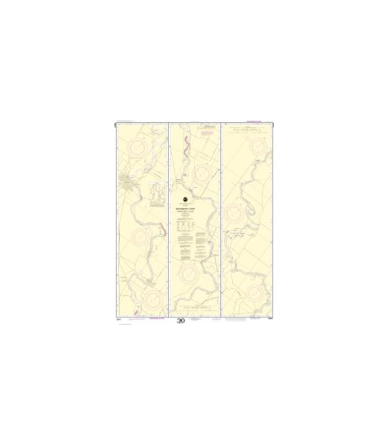 NOAA Chart 18667 Sacramento River Fourmile Bend to Colusa