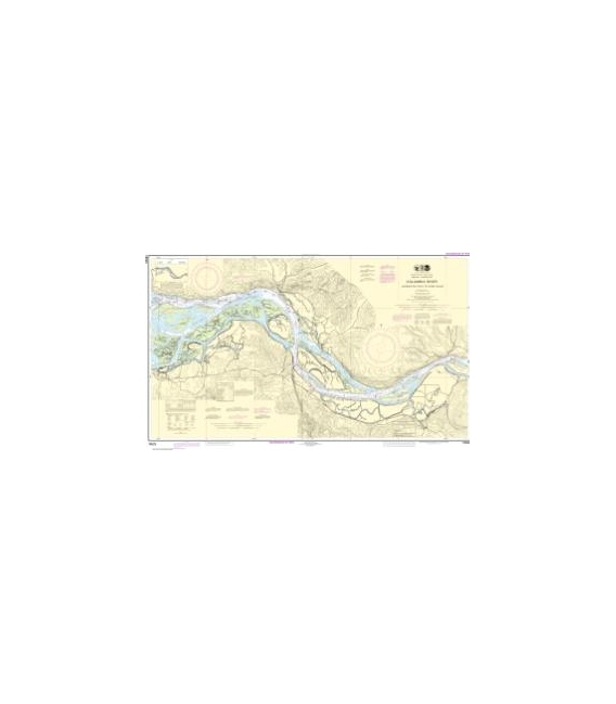 NOAA Chart 18523 Columbia River Harrington Point to Crims Island