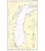 NOAA Chart 14901 Lake Michigan (Mercator Projection)