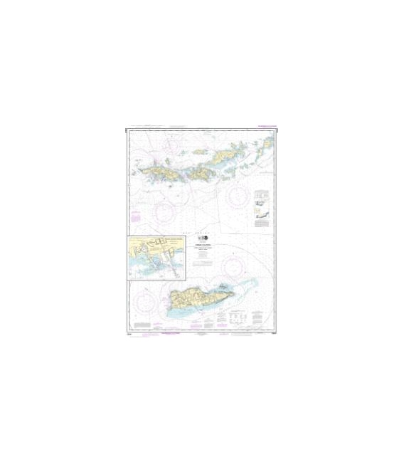 NOAA Chart 25641 Virgin Islands-Visgin Gorda to St. Thomas and St. Croix - Krause Lagoon Channel