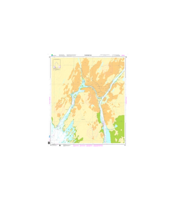 Norwegian Nautical Chart 464 Fredrikstad havn