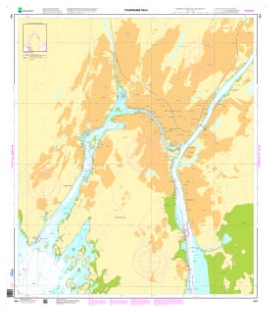 Norwegian Nautical Chart 464 Fredrikstad havn