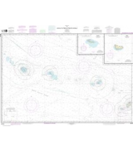 NOAA Chart 19016 Niihau to French Frigate Shoals - Necker Island - Nihoa