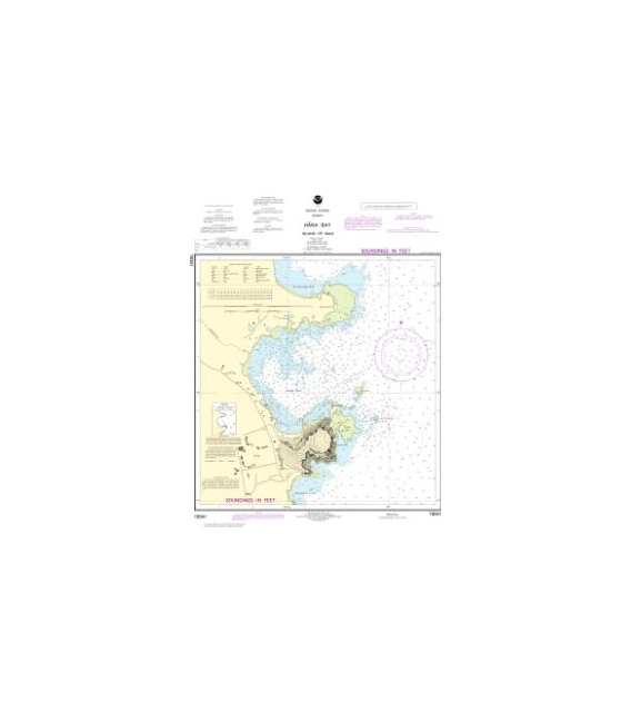NOAA Chart 19341 HŠna Bay Island of Maui