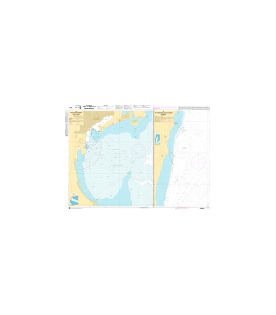 OceanGrafix French (SHOM) Nautical Chart 7833 Ports et terminaux de Nouadhibou