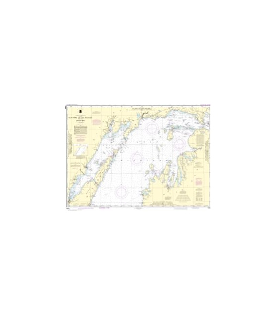 NOAA Chart 14902 North end of Lake Michigan, including Green Bay