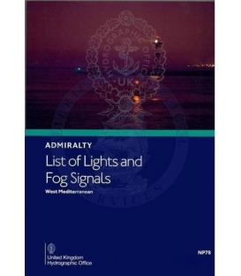 NP78 Admiralty List of Lights & Fog Signals Volume E: West Mediterranean, 7th Edition 2026