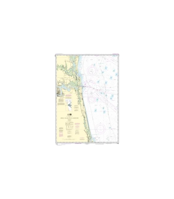 NOAA Chart 11488 Amelia Island to St. Augustine