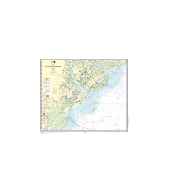 NOAA Chart 11513 St. Helena Sound to Savannah River