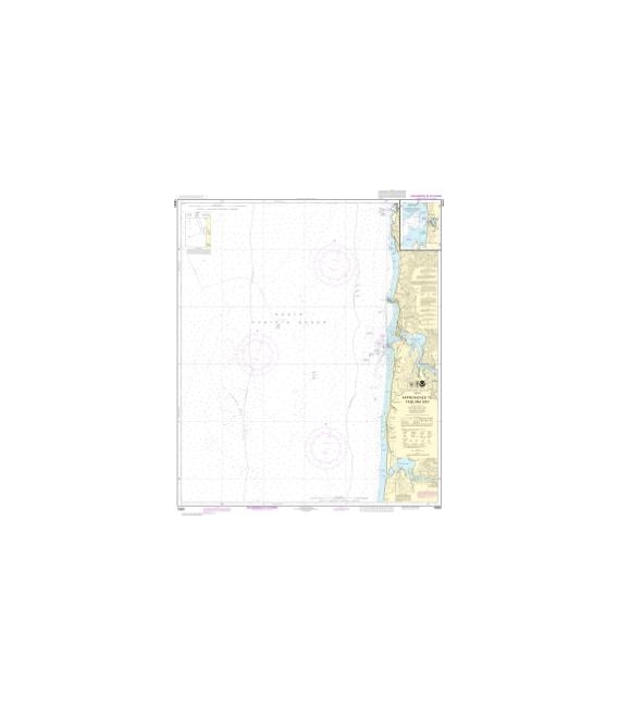 NOAA Chart 18561 Approaches to Yaquina Bay - Depoe Bay