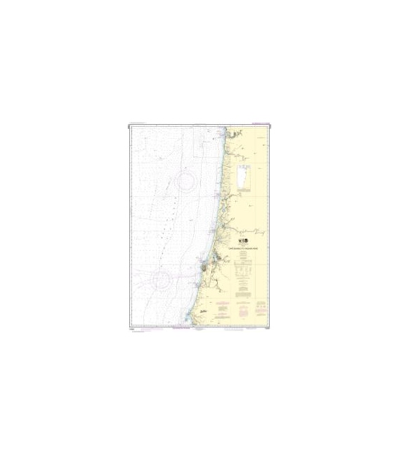 NOAA Chart 18580 Cape Blanco to Yaquina Head