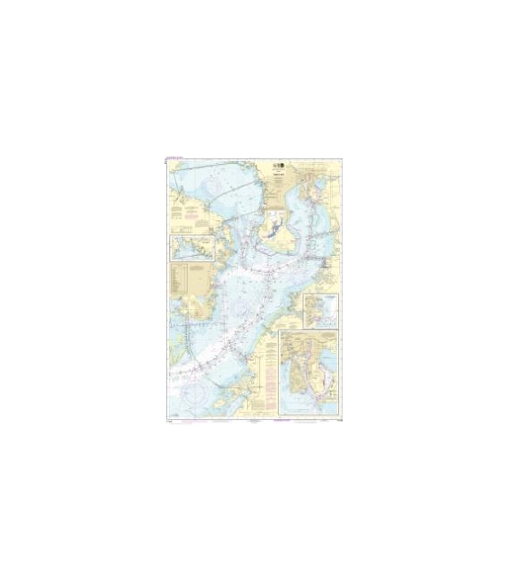 NOAA Chart 11416 Tampa Bay - Safety Harbor - St. Petersburg - Tampa