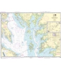 NOAA Chart 12230 Chesapeake Bay Smith Point to Cove Point