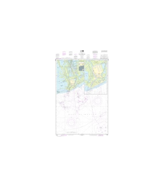 NOAA Chart 11346 Port Fourchon and Approaches
