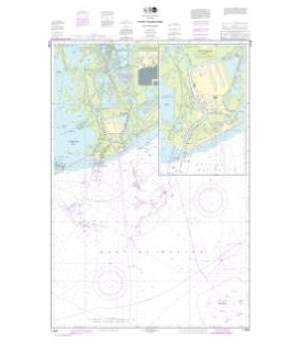 NOAA Chart 11346 Port Fourchon and Approaches
