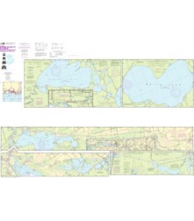 NOAA Chart 11348 Intracoastal Waterway Forked Island to Ellender, including the Mermantau River, Grand Lake and White Lake