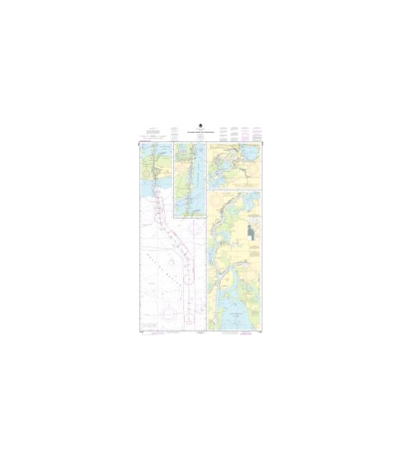 NOAA Chart 11339 Calcasieu River and Approaches