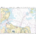 NOAA Chart 12222 Chesapeake Bay Cape Charles to Norfolk Harbor