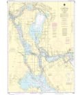 NOAA Chart 14883 St. Marys River - Munuscong Lake to Sault Ste. Marie
