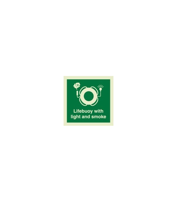 4909 Lifebuoy with light & smoke - with text