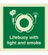 4909 Lifebuoy with light & smoke - with text
