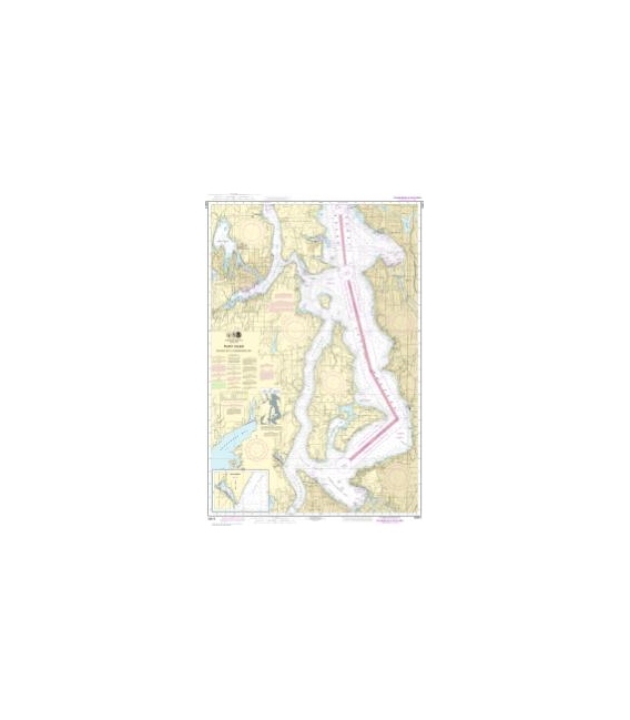 NOAA Chart 18474 Puget Sound-Shilshold Bay to Commencement Bay