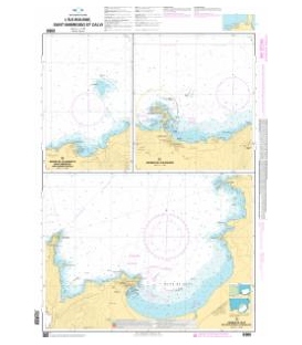 OceanGrafix French (SHOM) Nautical Chart 6980 LÎle-Rousse, SantAmbrogio et Calvi