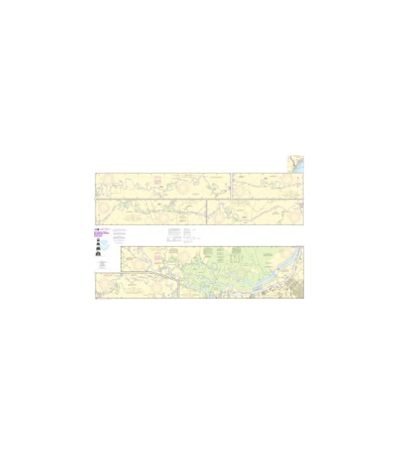 NOAA Chart 11514 Savannah River Savannah to Brier Creek