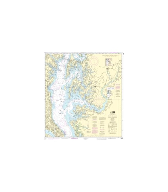 NOAA Chart 12263 Chesapeake Bay Cove Point to Sandy Point