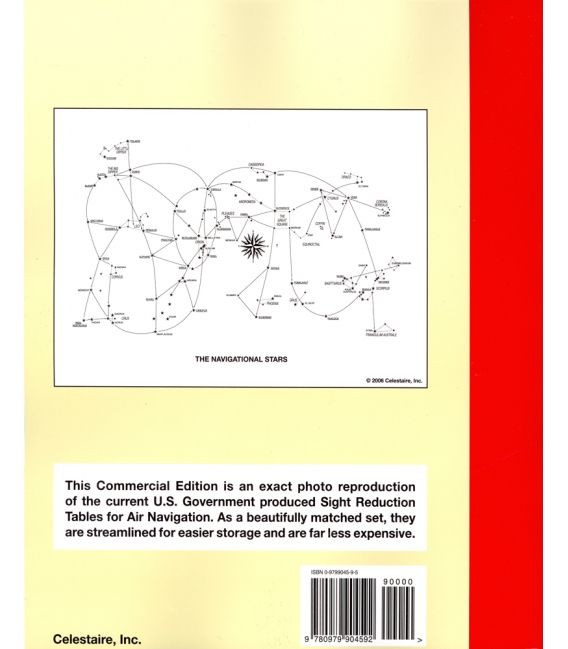 Pub 249, Volume 1: Sight Reduction for Air Navigation Selected Stars (Epoch 2025)