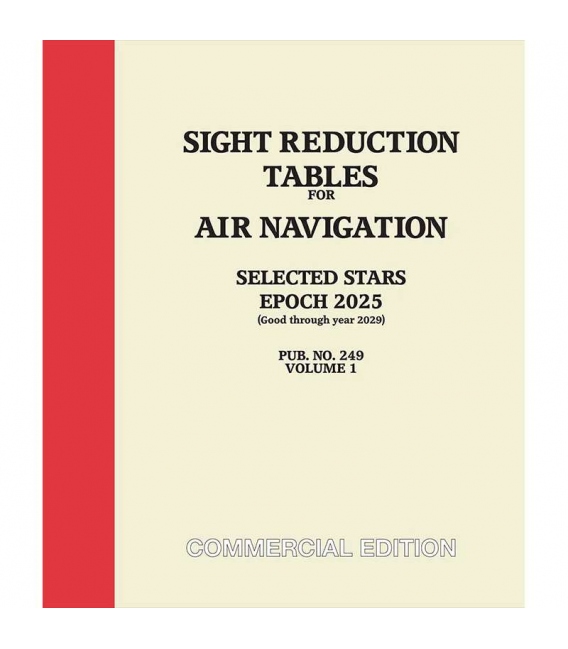 Pub 249, Volume 1: Sight Reduction for Air Navigation Selected Stars (Epoch 2025)
