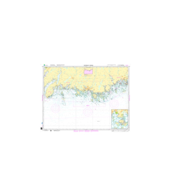 Norwegian Nautical Chart 10 Ny-Hellesund - Lindesnes