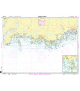 Norwegian Nautical Chart 10 Ny-Hellesund - Lindesnes
