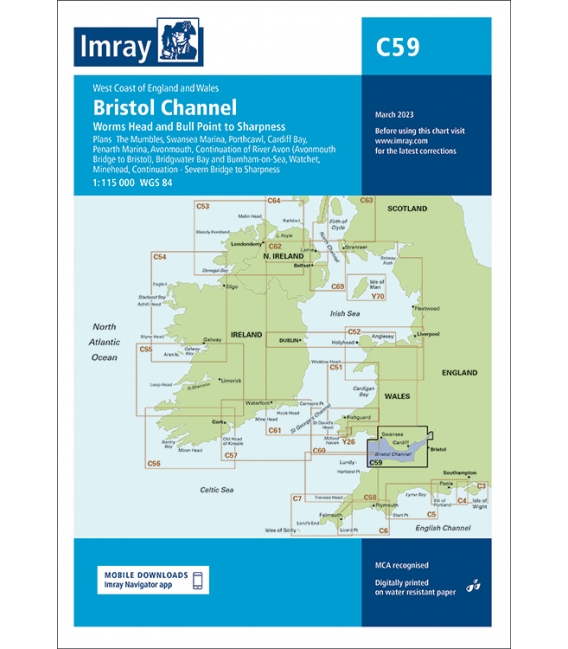 Imray Chart C59 Bristol Channel