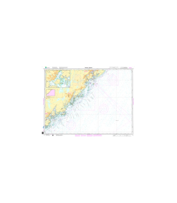 Norwegian Nautical Chart 8 Arendal - Lillesand