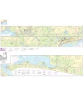 NOAA Chart 11331 Intracoastal Waterway Ellender to Galveston Bay