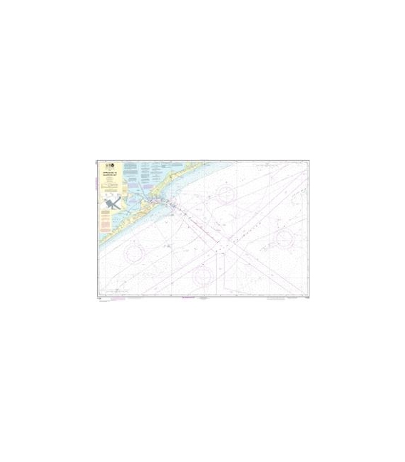 NOAA Chart 11323 Approaches to Galveston Bay