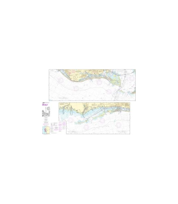 NOAA Chart 11411 Intracoastal Waterway Tampa Bay to Port Richey
