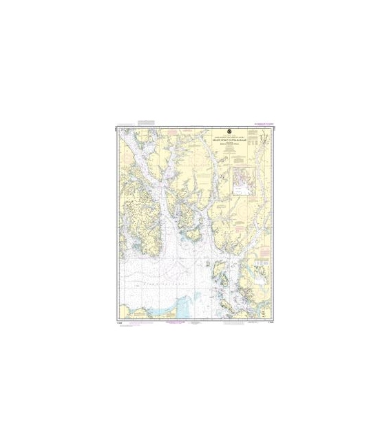 NOAA Chart 17420 Hecate Strait to Etolin Island, including Behm and Portland Canals