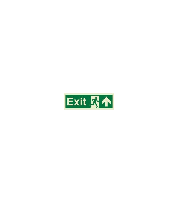 4360 EXIT + Running man symbol + arrow up on right 