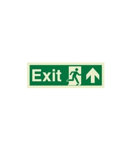 4360 EXIT + Running man symbol + arrow up on right 