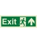 4360 EXIT + Running man symbol + arrow up on right